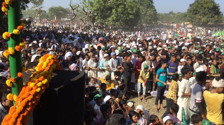 Asaduddin Owaisi, Owaisi rally bihar, Owaisi rally, Kishanganj, bihar elections, Bihar assembly elections 2020, Indian Express