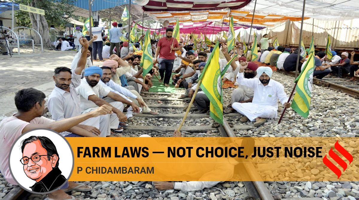 Farm Laws Not Choice Just Noise The Indian Express