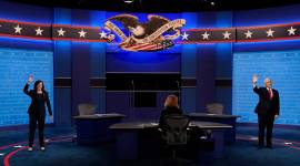 US VP debate, Mike Pence, kamala harris, Pence-Harris debate, Us elections 2020, How pence-harris debate was covered, Donald Trump, World news, Indian express