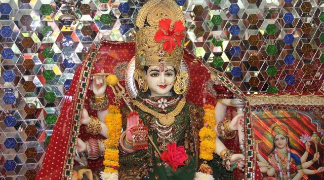 navratri 1st day puja, shailputri puja, indian express news