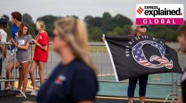 QAnon, QAnon conspiracy theory, what is QAnon, YouTube bans QAnon, QAnon banned by YouTube, Facebook bans QAnon, QAnon explained, Indian Express