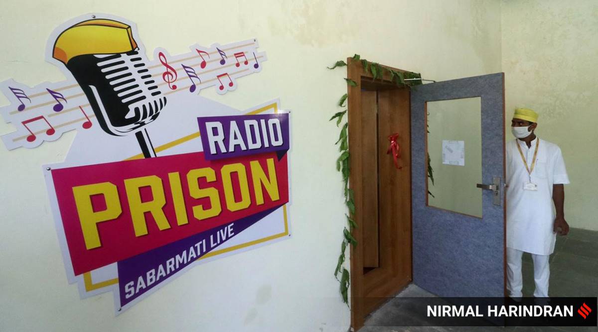 Sabarmati Jail radio station, Gujarat prison radio station, radio programme for prisoners, Gandhi Jayanti, Mahatma Gandhi, Prison Radio, Gujarat news, Indian express