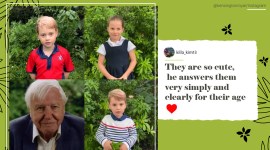 David Attenborough, David Attenborough favourite animal, interview, royal kids, British royals children David Attenborough interview, David Attenborough animal interview, Viral video, Duke and Duchess of Cambridge, Ask David Attenborough interview, Ask David Attenborough viral video, Trending news, Indian Express news