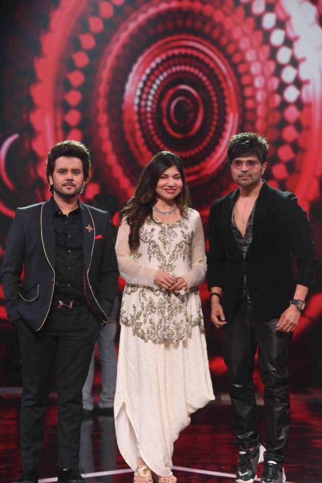 alka yagnik, javed ali and himesh reshammiya