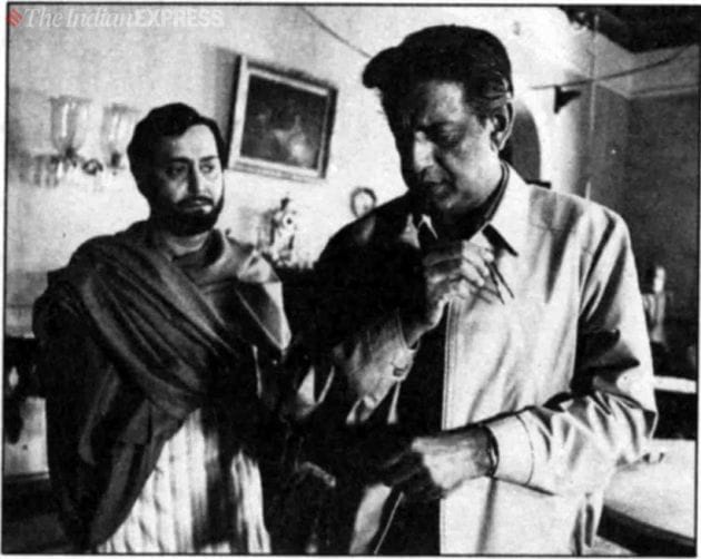 soumitra chatterjee and satyajit ray