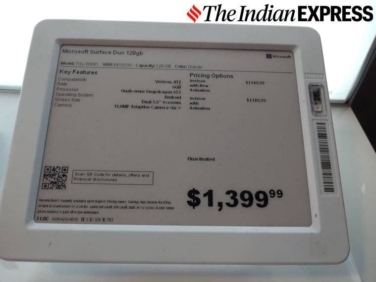 Microsoft Surface Duo, Microsoft Surface Duo first look, Microsoft Surface Duo specs, Microsoft Surface Duo india price, Microsoft surface duo review, microsoft surface duo screen size, microsoft surface duo camera