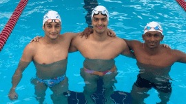 Sajan Prakash , Srihari Nataraj, Kushagra Rawat, Advait Page, The Swimming Federation of India, Commonwealth Games, Indian Express, News