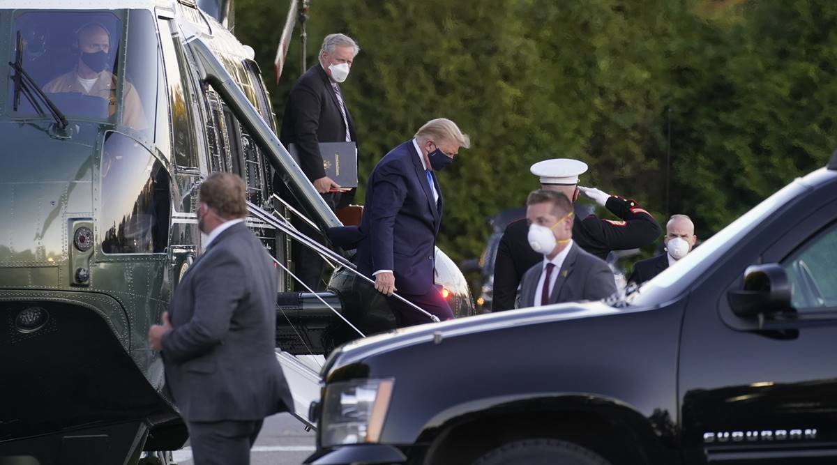 donald trump health update, donald trump coronavirus, donald trump covid-19, donald trump hospitalised, donald trump health severe, is donald trump health serious