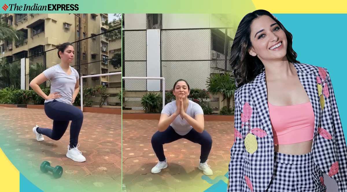 ‘from 40 To 4 Push Ups A Look At Tamannaah Bhatias First Workout 