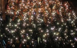 Thailand, Thailand protests, thai protesters hand signals, thailand protests three finger salute, indian express
