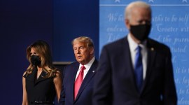 Donald trump, US elections, US polls 2020 fight, trump-Biden fight, abki baar, trump sarkaar slogan, Man behind trump sarkar slogan, Shalabh Kumar, world news, Indian express