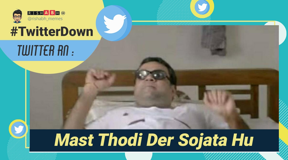 Twitter down, Twitter outage memes, Twitter outage reaction, Twitter down, Trending news, Indian Express news.