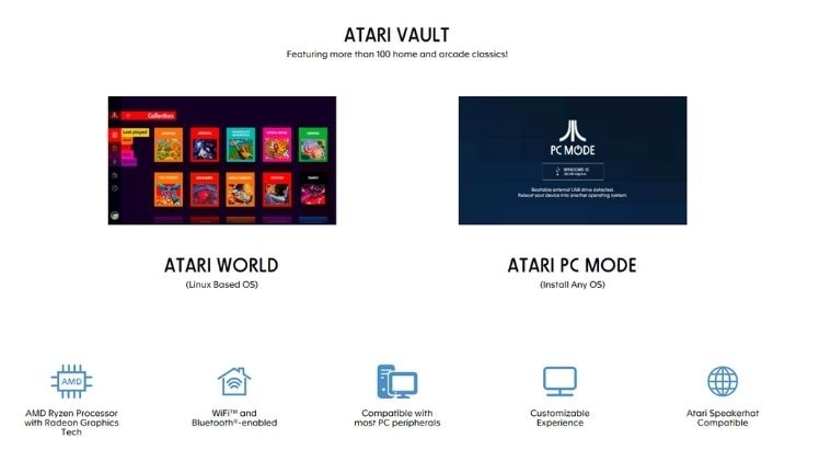 Atari, Atari VCS, Atari VCS 400, Atari VCS 800, Atari VCS price, Atari VCS price in India, Atari VCS specs, Atari VCS specifications, Atari VCS features, Atari VCS vs PlayStation 5, Atari VCS vs Xbox Series X, Sony PlayStation 5, Sony PlayStation 5 competitor, Xbox Series X, Xbox Series X competitor