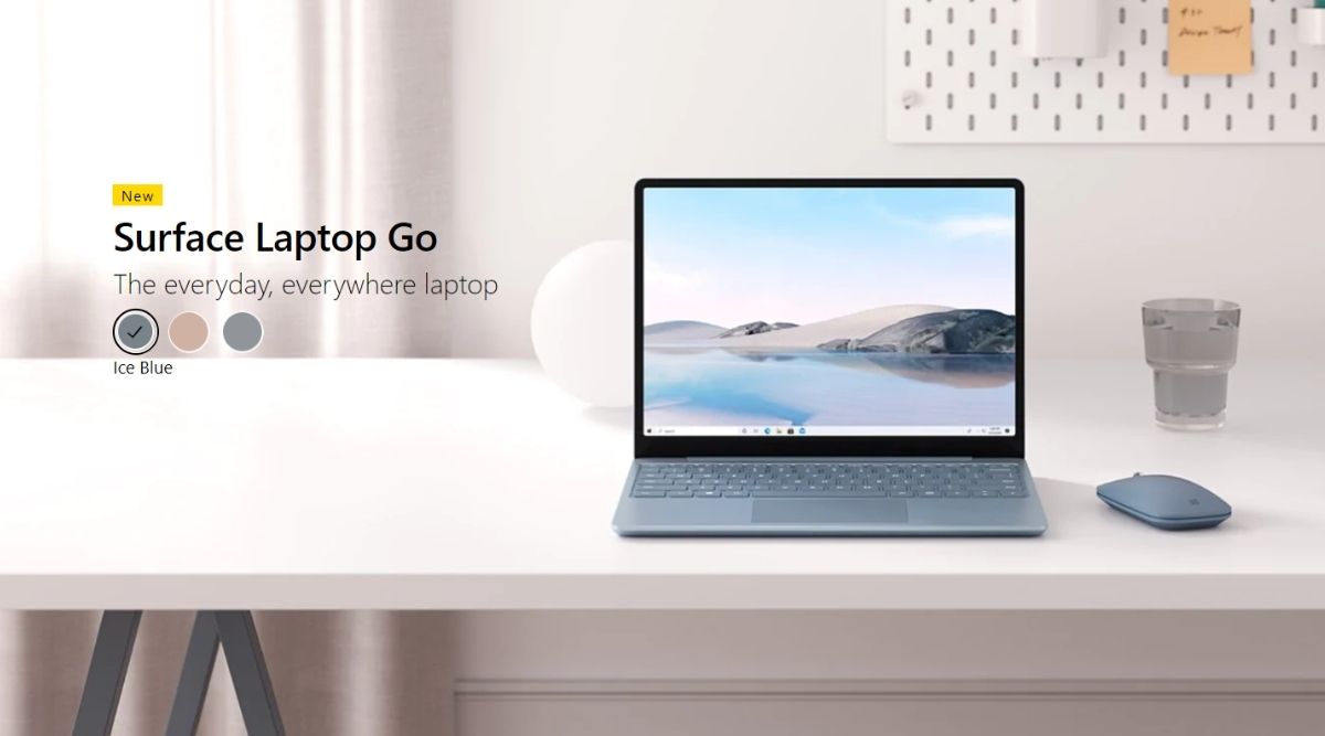 Microsoft S New 549 Surface Laptop Go Takes On Macbook Air Technology News The Indian Express