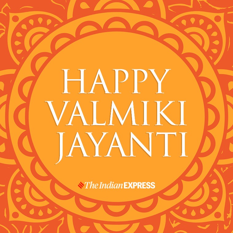 valmiki jayanti, valmiki jayanti 2020, valmiki jayanti 2020 wishes, indian express news