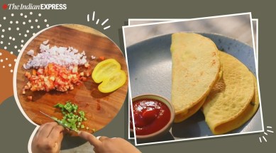 vegan tofu omelette, easy recipes, easy breakfast recipes, easy vegan recipes, sanjeev kapoor omelette recipes, how to make vegan recipes, indianexpress.com, indianexpress,