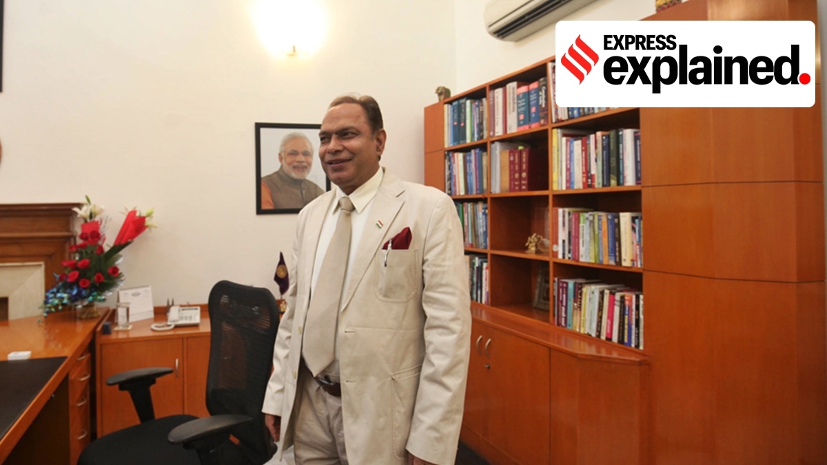 DU Vice-Chancellor Yogesh Tyagi. (Express photo: Amit Mehra)