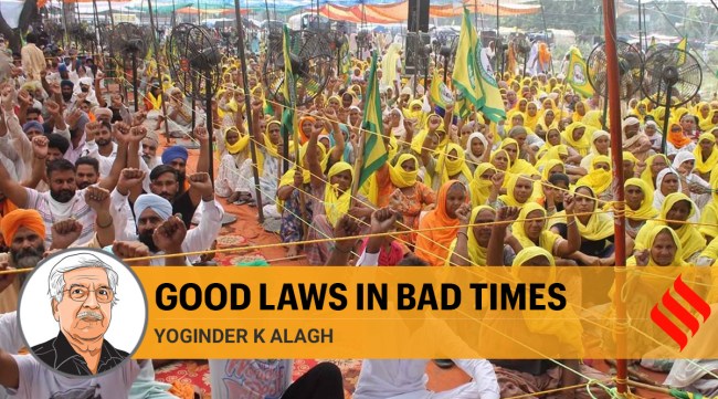 During a protest in Patiala (Express Photo: Harmeet Sodhi)