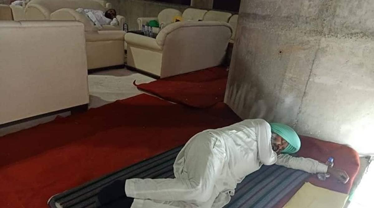 AAP MLAs spend night inside Punjab Assembly in protest over farm Bill