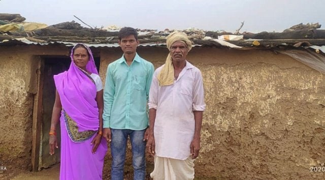 Kasbekar, the first member of his family in the remote tribal region of Melghat in Vidarbha region of Maharashtra to clear HSC exams, is now headed to a medical college. (Express photo by Ashish Kale)