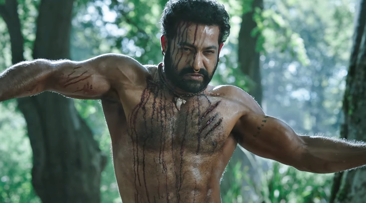 RRR movie teaser: Jr NTR as Komaram Bheem looks and moves like a  battle-hardened warrior | Entertainment News,The Indian Express