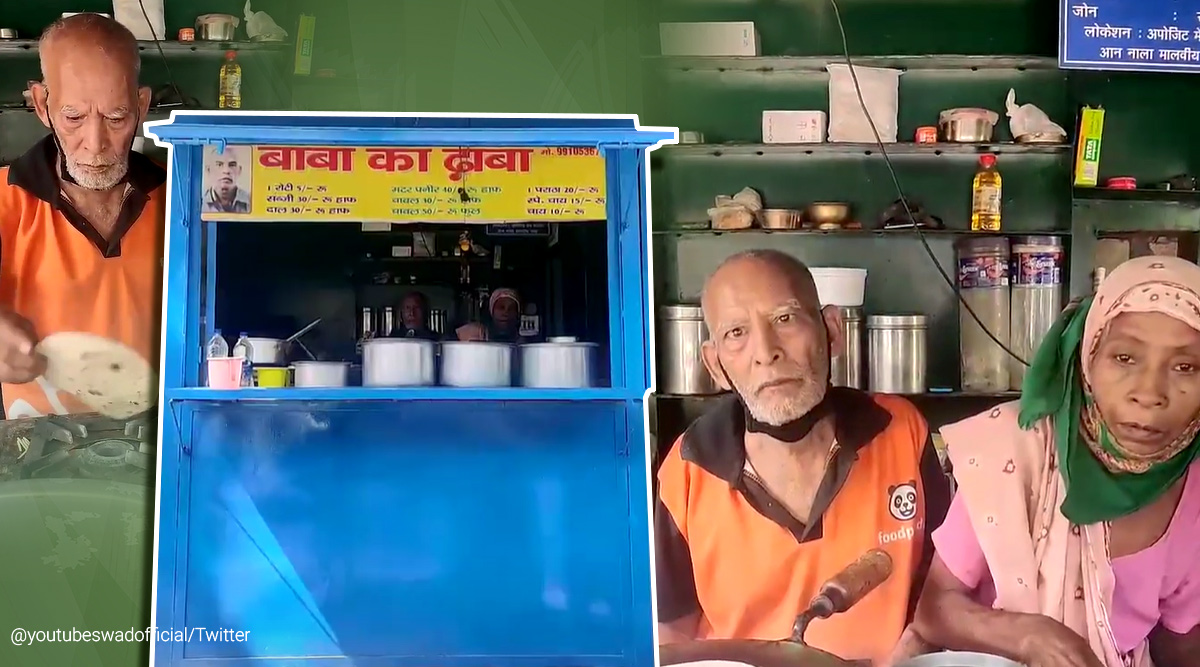 Baba Ka Dhaba, Malviya Nagar, 80-year-old vendor couple, Dhaba, Viral video, Trending news, Indian Express news