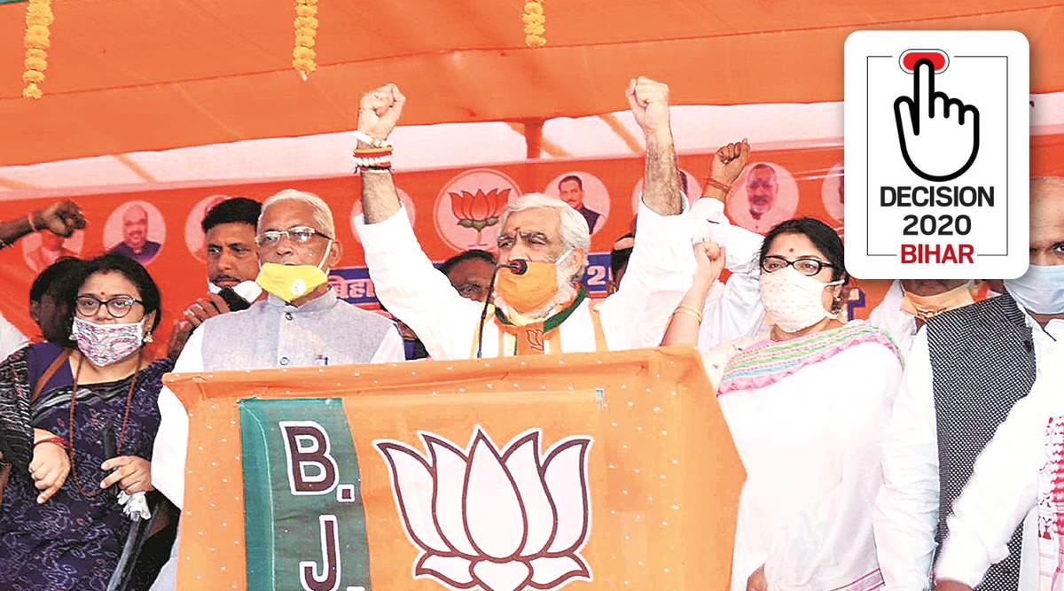 bihar elections 2020, bihar polls 2020, bhagalpur, ljp, ashwini kumar choubey, indian express