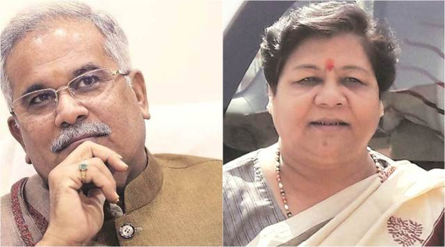 Chief Minister Bhupesh Baghel and Chhattisgarh  Governor Anusuiya Uikey.
