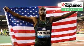 Christian Coleman, Christian Coleman ban, Christian Coleman appeal, Athletics Integrity Unit, Tokyo Games, Registered Testing Pool, express explained, indian express