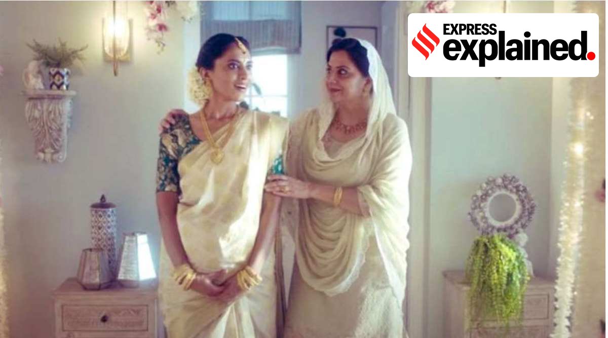 tanishq ad, interfaith marriages, express explained, mixed marriages, tanishq hindu muslim ad, tanishq jewellery, tanishq brand