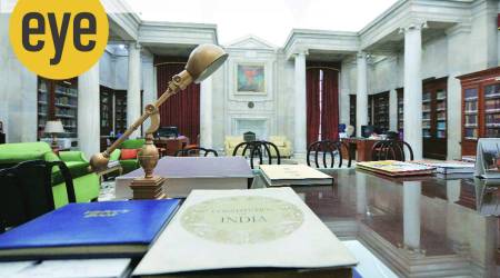 A view of the State Library