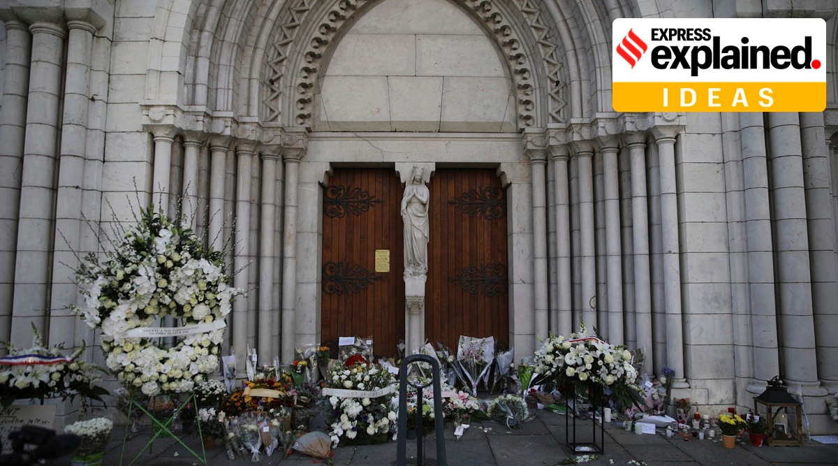 France, France terror attack, Nice terror attack, France terrorism, Emmanuel Macron, Macron Islamic terrorism, Indian Express