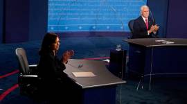 Kamala Harris, Mike Pence, vice presidential debate, US elections, Donald Trump, Joe Biden, Trump covid, presidential debate, indian express