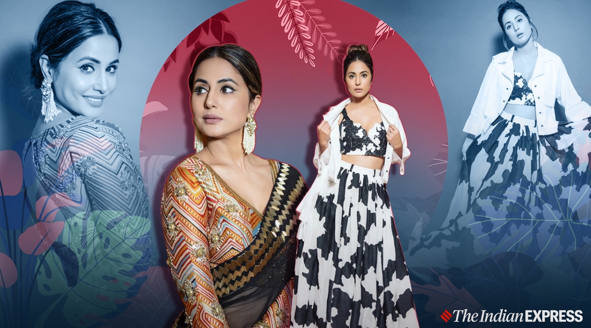 Recently, Hina Khan was spotted in two different looks.