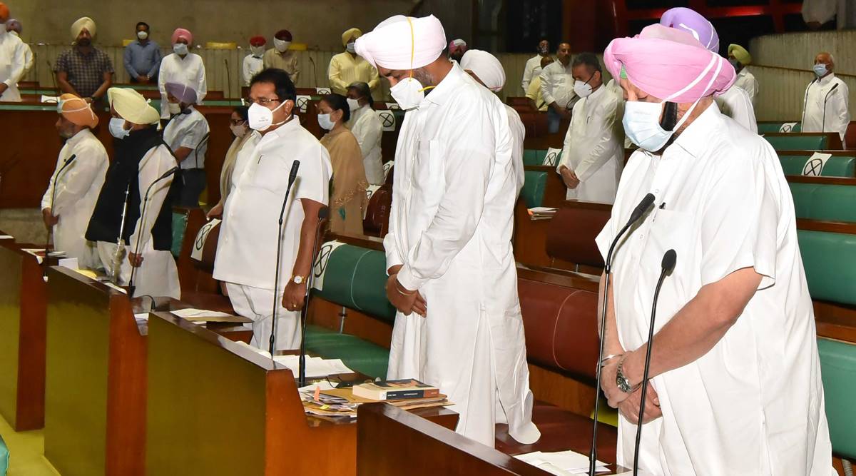 Punjab Assembly: No discussion on Centre's agri laws on first day of special session | India News,The Indian Express