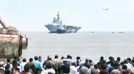 INS Viraat, INS Viraat dismantling, ins virat end, INS Viraat, INS Viraat dismantling, INS Viraat journey, INS Viraat news, INS Viraat aircraft carrier, indian express