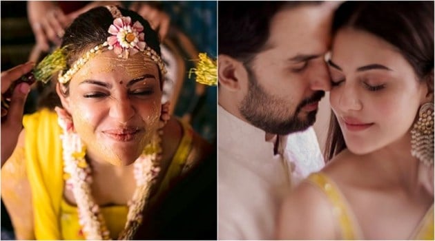 kajal aggarwal gautam kichlu wedding new photos
