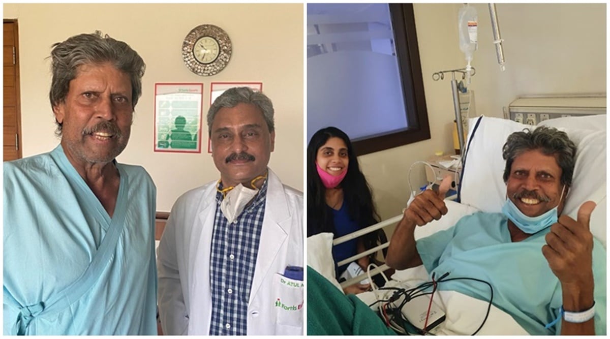 Kapil Dev Discharged From Hospital After Emergency Angioplasty Sports News The Indian Express