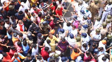 bjp protest, bjp protest march, bjp protest march in kolkata, west bengal bjp, kolkata bjp protest, kolkata bjp protest, howrah bjp police clash, howrah bjp workers protest, bengal bjp nabanna march, west bengal bjp police clash, howrah news, bjp protest west bengal