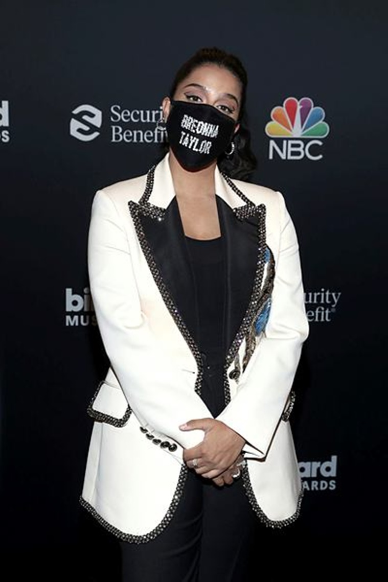 Billboard Music Awards 2020: 'Vote' dress to Breonna Taylor mask, top  fashion moments