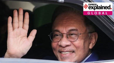 malaysia, malaysia politics, malaysia prime minister, Anwar Ibrahim, who is Anwar Ibrahim, malaysia king, Muhyiddin Yassin, Indian Express