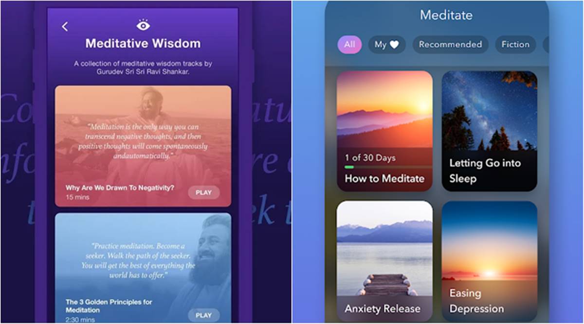 World Mental Health Day 2020 5 Best Meditation Apps You Can Try Technology News The Indian Express