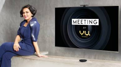 meeting by vu, vu workstyle, vu video conferencing tv, vu ceo devita saraf, vu video conference software, vu video conference tv features, vu video conference tv camera, vu video conference tv specifications