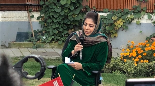 Mehbooba Mufti, Mehbooba Mufti detention, Mehbooba Mufti press conference, Mehbooba Mufti on Article 370, India news, Indian Express
