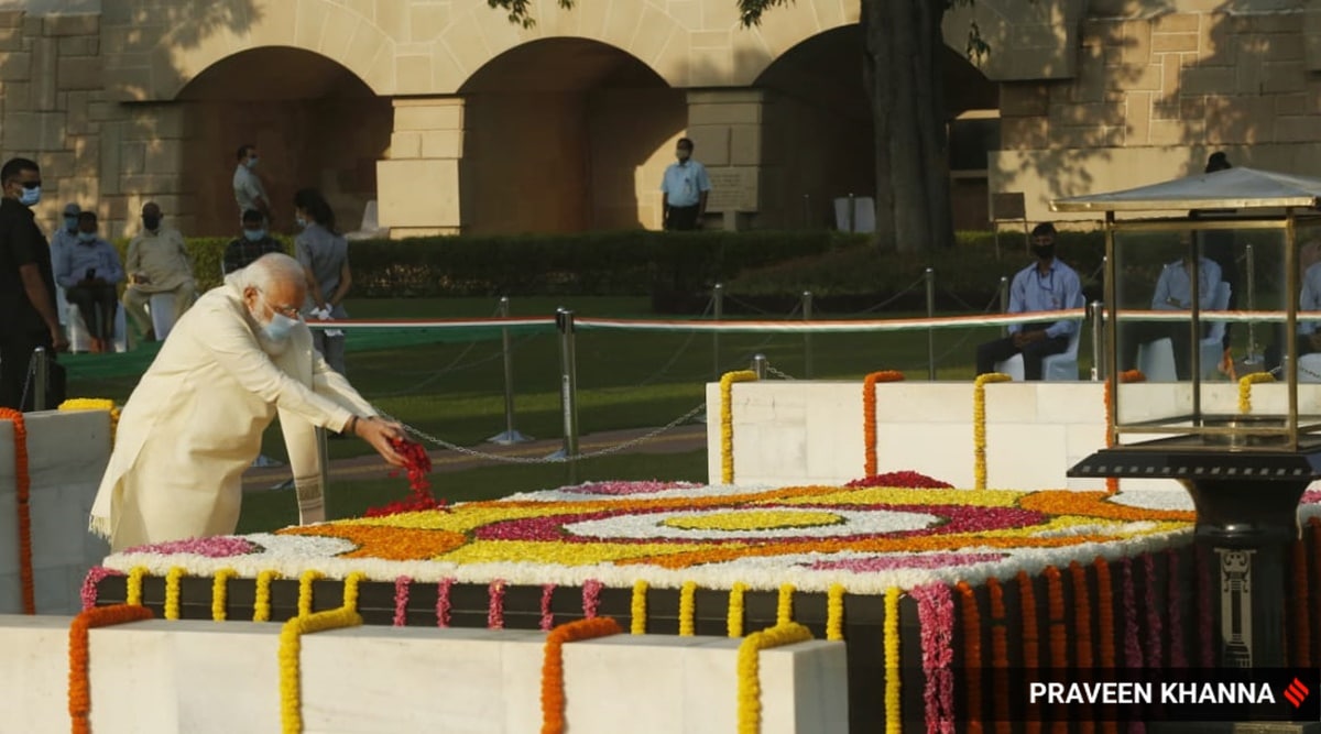 Mahatma Gandhi, Gandhi Jayanti, Gandhi Jayanti 2020, Mahatma Gandhi birth anniversary, PM Modi on Mahatma Gandhi, PM Modi on Gandhi Jayanti, India news, Indian Express