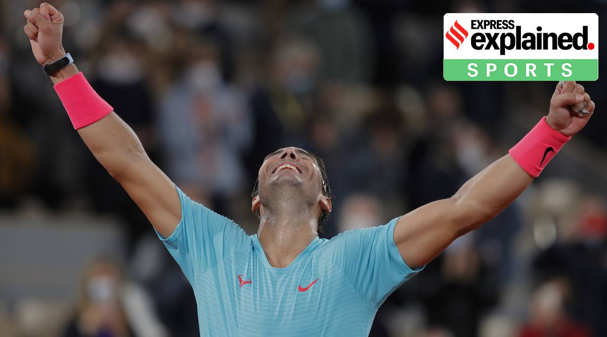 Rafael Nadal, Novak Djokovic, French Open, express explained, Roland Garros, Nadal Roger Federer record, Rafael Nadal titles now, indian express