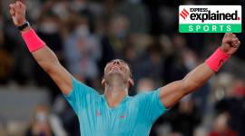 Rafael Nadal, Novak Djokovic, French Open, express explained, Roland Garros, Nadal Roger Federer record, Rafael Nadal titles now, indian express