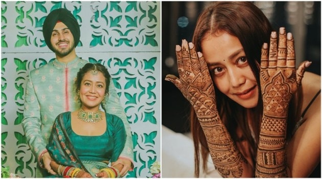 neha kakkar, rohanpreet singh, neha kakkar mehendi, neha kakkar marriage, neha kakkar mehendi