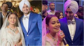 neha kakkar rohanpreet singh wedding chandigarh reception photos videos