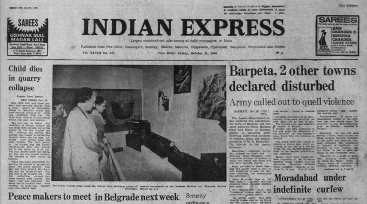 Forty Years Ago, October 31, 1980: Army in Assam | The Indian Express